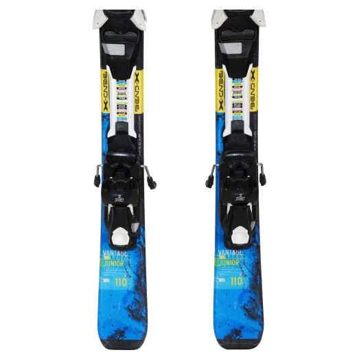Ski occasion Junior Atomic Vantage Series bleu + fixations - Qualité A