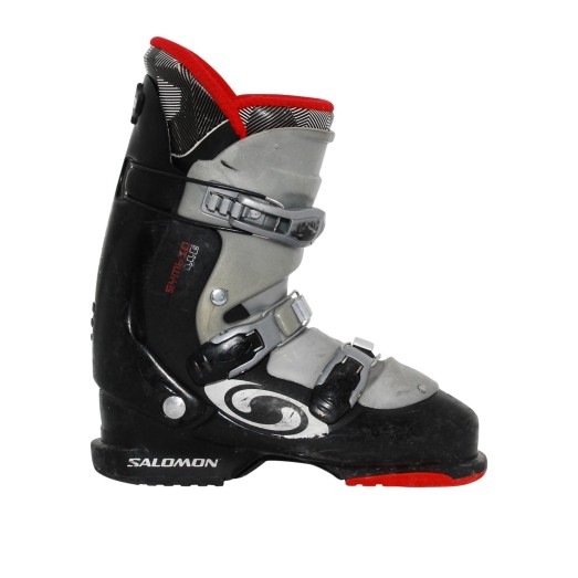 Chaussure de ski occasion adulte Salomon symbio noir rouge - Qualité B