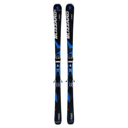 Qualità B Usato Ski Blizzard X-Power 770 IQ Attacchi 160 cm 