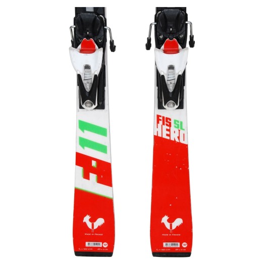 Ski occasion Rossignol hero FIS SL + fixations - Qualité B