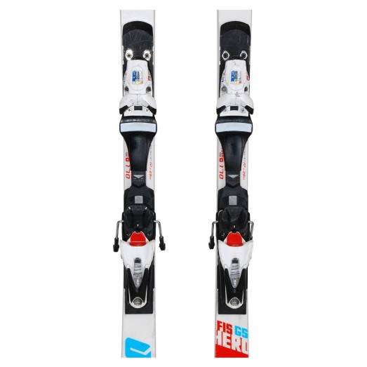 Ski occasion Rossignol Hero FIS GS  + fixations - Qualité B