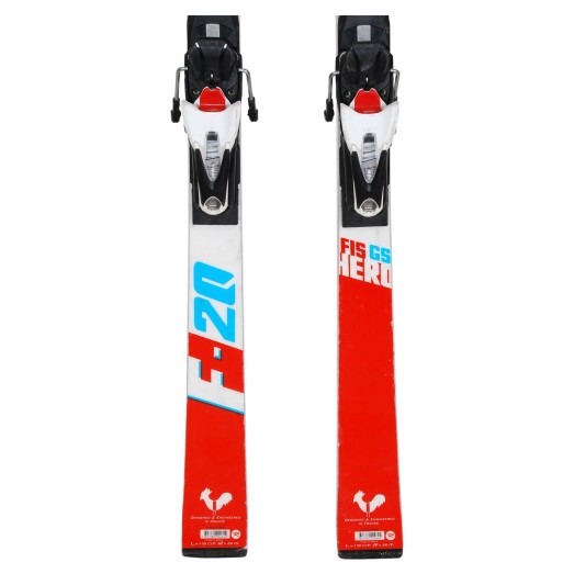 Ski occasion Rossignol Hero FIS GS  + fixations - Qualité B