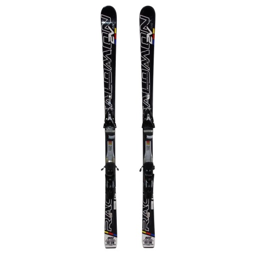 Ski occasion Salomon 2V Race GS + fixations - Qualité A