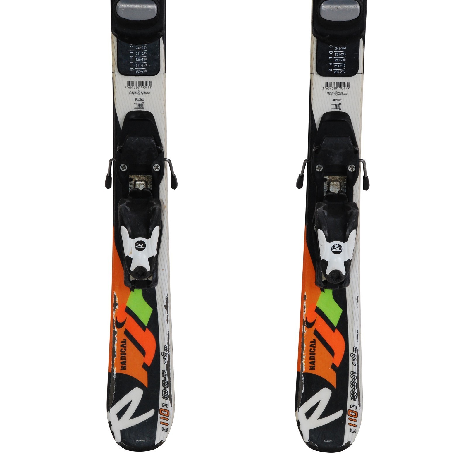 Skis enfant Rossignol RADICAL JR 100 cm Fixations Comp J Skis enfant Rossignol RADICAL JR 100 cm Fixations Comp J