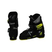 Junior used ski boot Fischer RC4 jr black yellow