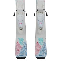 Ski occasion Junior Wedze Starliner Miny + fixations - Qualité A