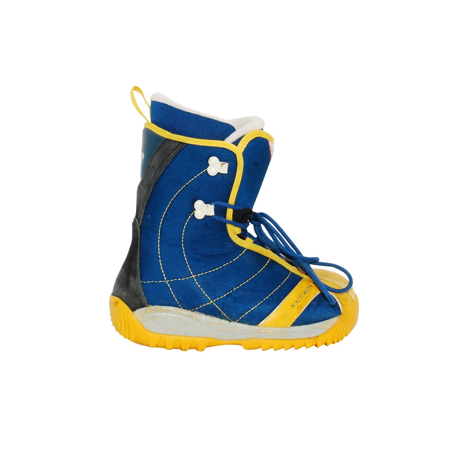 Botas usadas Junior Salomon Talapus azul/amarillo