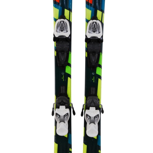  Junior Ski Volkl Racetiger SL Yellow Green + bindings