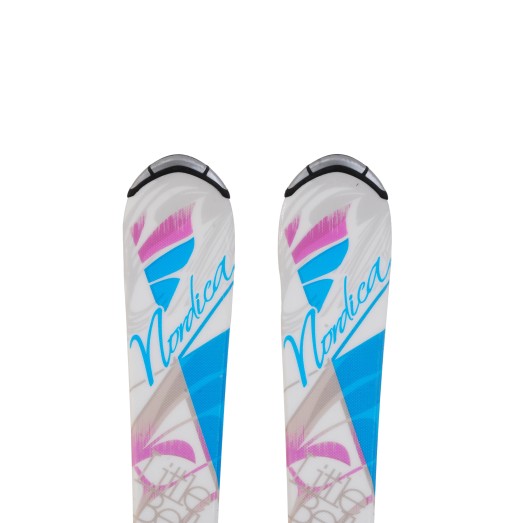 Ski occasion junior Nordica Little Belle + fixations Qualité A