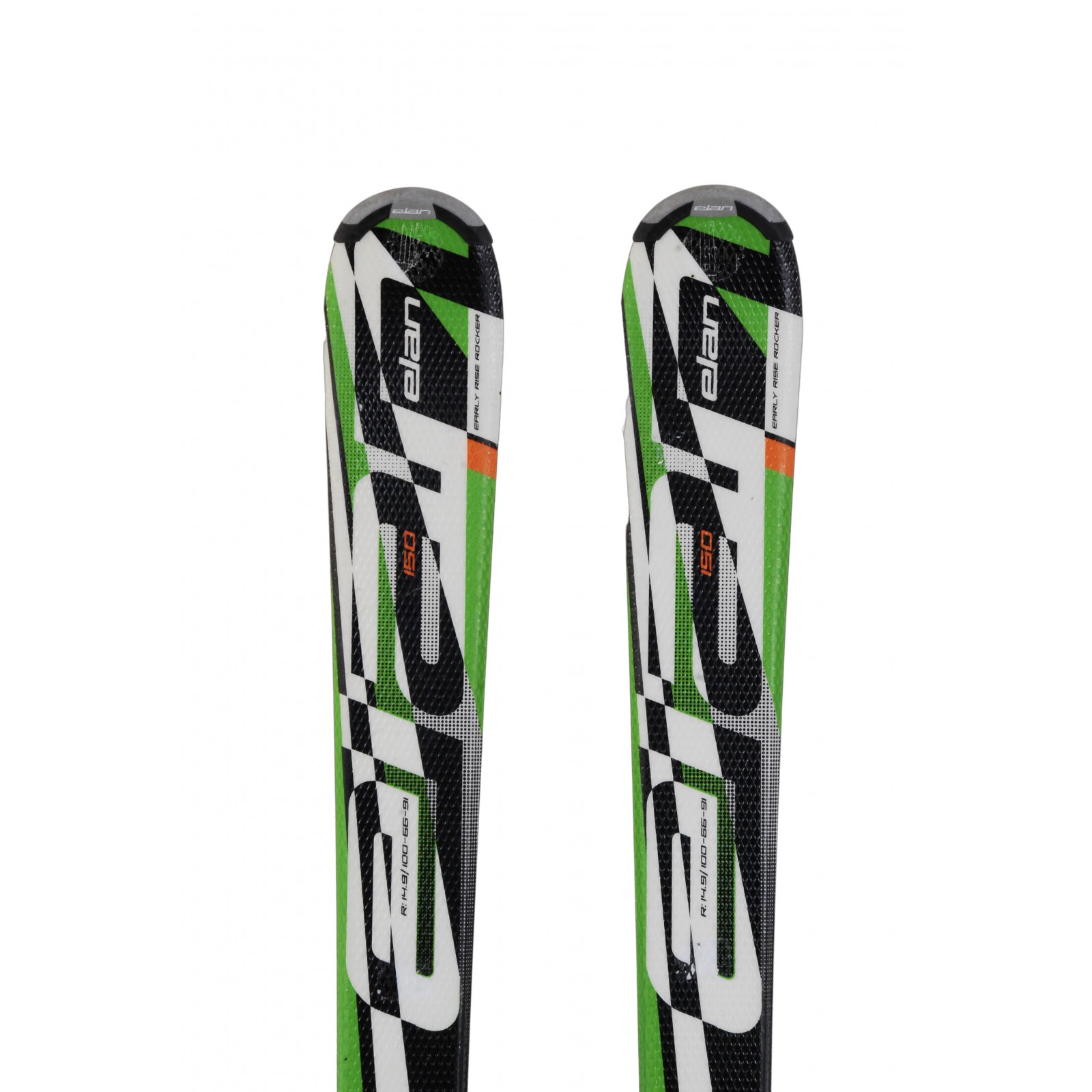 140 cm fixations Qualité A Elan Ski occasion junior Elan Exar pro 