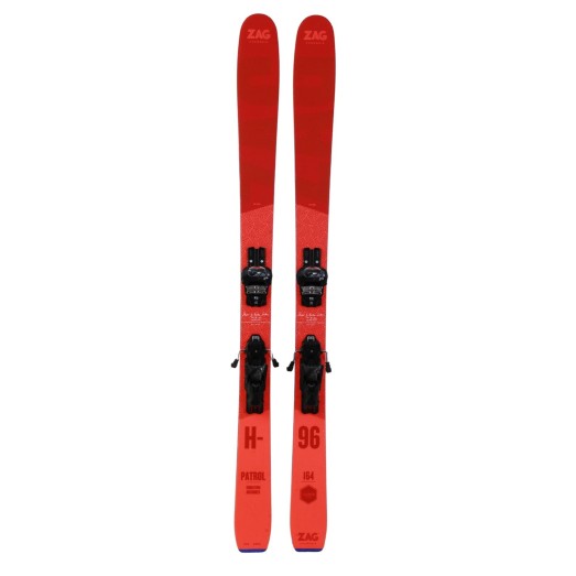 Ski Test Zag H 96 + fixations