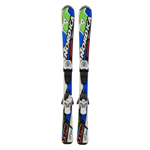 Skifahren junior Nordica Dobermann team race J + Befestigungen - Qualität B