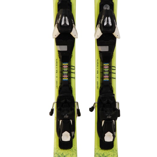Gebrauchte Salomon Junior Skischuhe QST MAX + Befestigungen - Qualität A