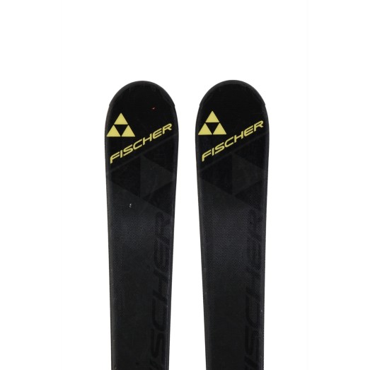 Gebrauchte Ski für Fischer RC4 Race Jr + Befestigungen - Qualität B
