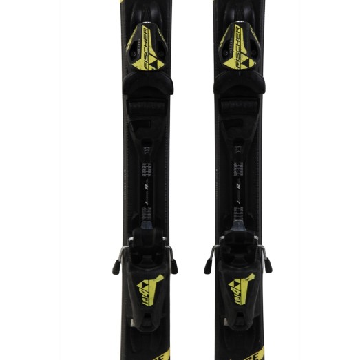 Gebrauchte Ski für Fischer RC4 Race Jr + Befestigungen - Qualität B