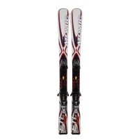 Mini-Ski-Anlass Atomic ETL weiß/schwarz/rot + Befestigungen - Qualität B