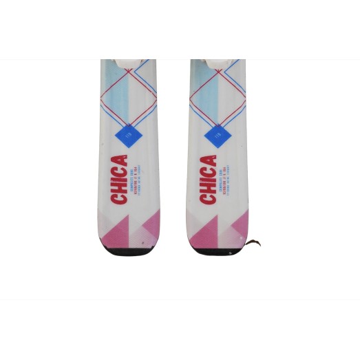 Ski occasion junior Volkl chica + fixations - Qualité A