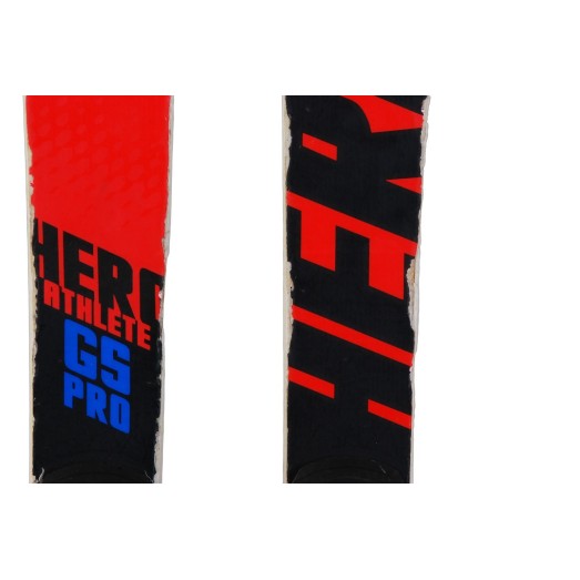 Ski occasion junior Rossignol Hero Athlete GS Pro + fixations - Qualité C