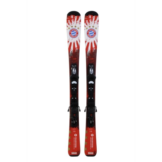 Ski occasion junior Rossignol FC Bayern de Munich  + fixations - Qualité A
