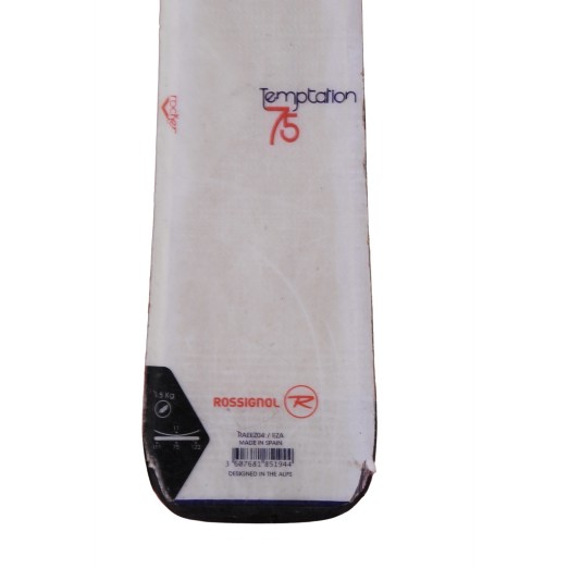 Sci Rossignol Temptation 75  + attacchi - Qualità A