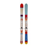 Ski occasion junior Roxy Bonbon + Fixations - Qualité A