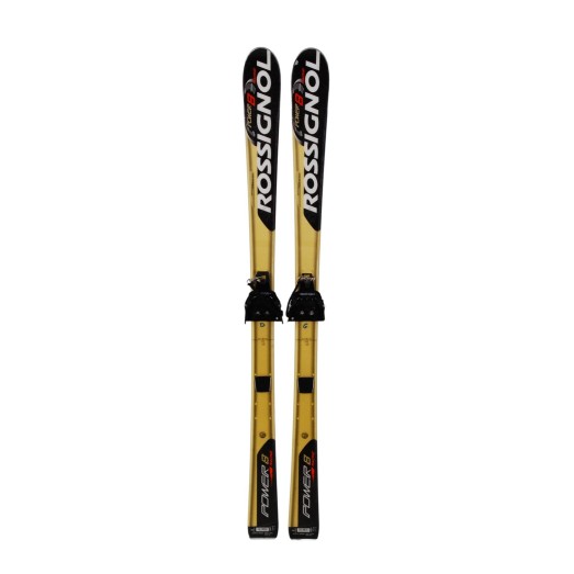 Ski Junior télémark occasion rossignol Power 8 + fixations - Qualité B