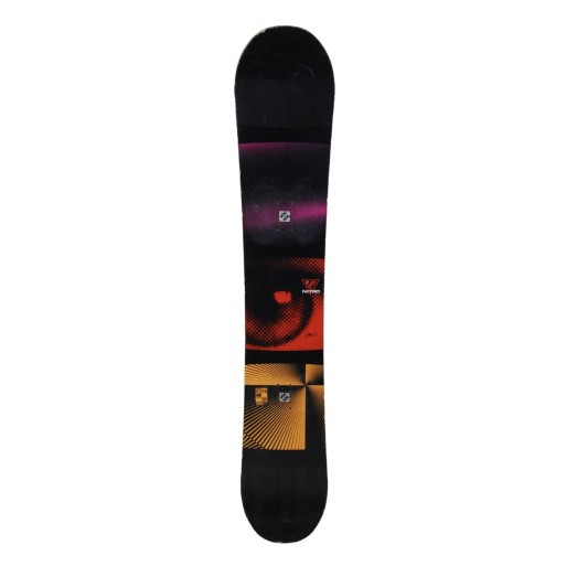 Gebrauchtes Snowboard Nitro Team Serie + Schalenbefestigung - Qualität  B