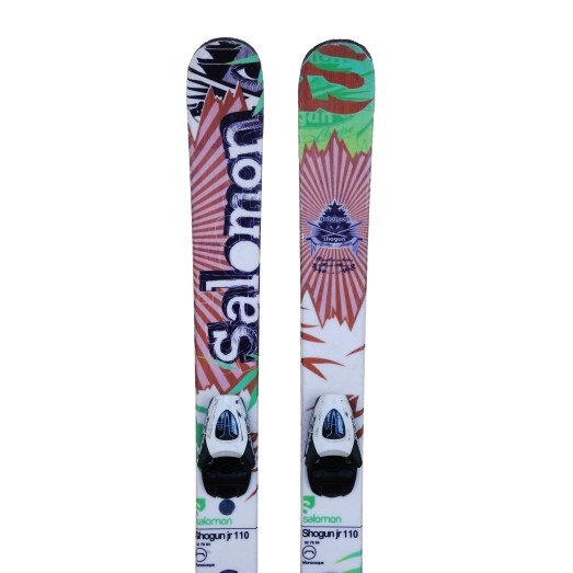 Used Junior Ski Salomon Shogun Jr + bindings