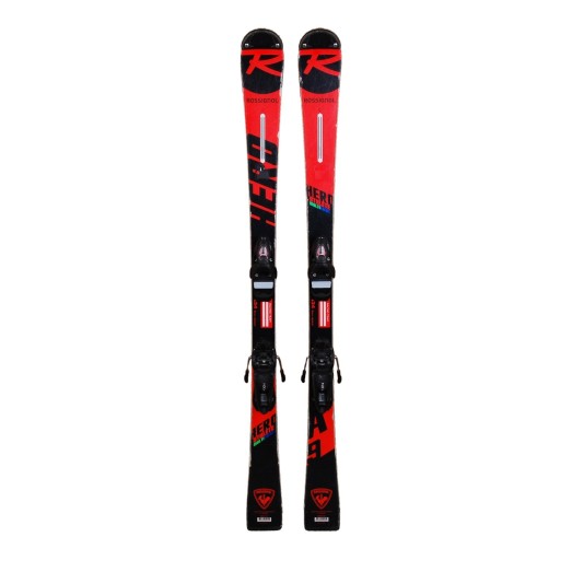 Ski occasion junior Rossignol hero Athlete Multi Event + fixations - Qualité C