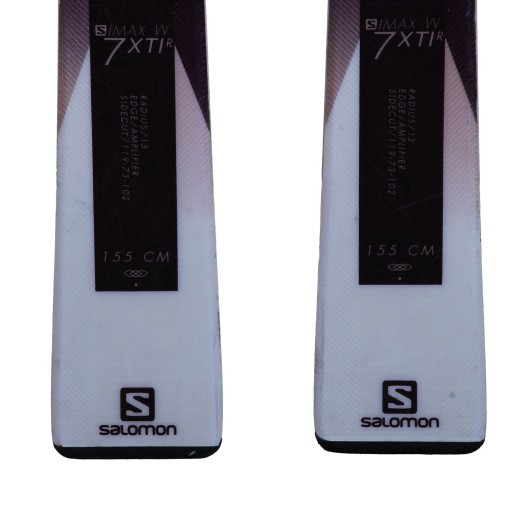 Sci usato Salomon s/max w 7 xti r + attacchi - Qualità A