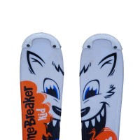 Ski used junior Wedze Onebreaker kids wolves + bindings - Quality B