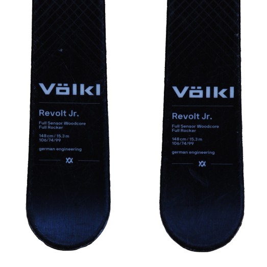 Gebrauchter Ski Junior Völkl Revolt JR + Bindungen - Qualität C