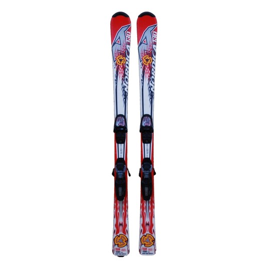 Ski occasion Junior Nordica Team + fixations - Qualité B