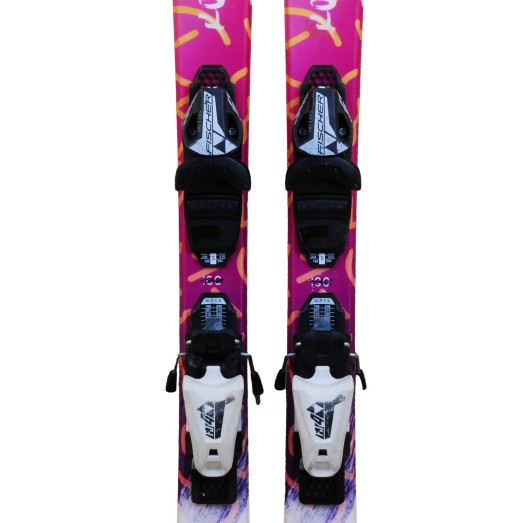 Used ski Junior Fischer Koa + bindings - Quality A