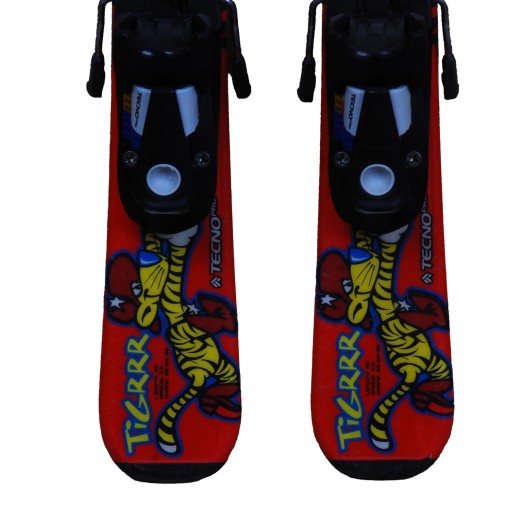 Usato ski junior Tecno pro tigrrr + attacchi - Qualità A