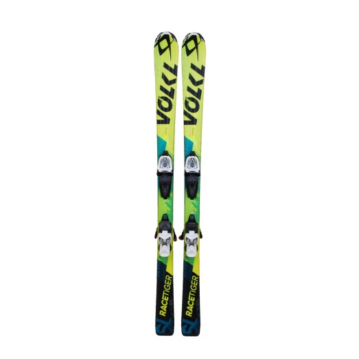 Esquí usado Junior Volkl Racetiger SL + fijaciones - Calidad A