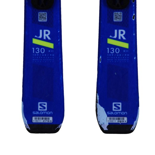 Usado esquí junior Salomon S / Race Jr + fijaciones - Calidad C