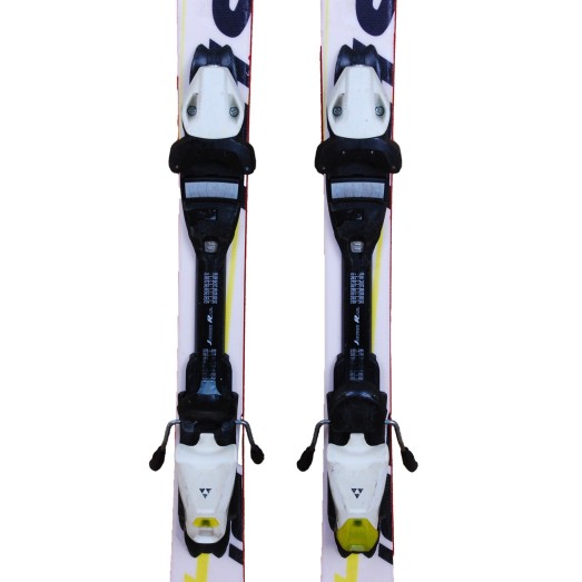 Ski gebraucht junior Fischer RC4 Superrace JR + Bindungen - Qualität A