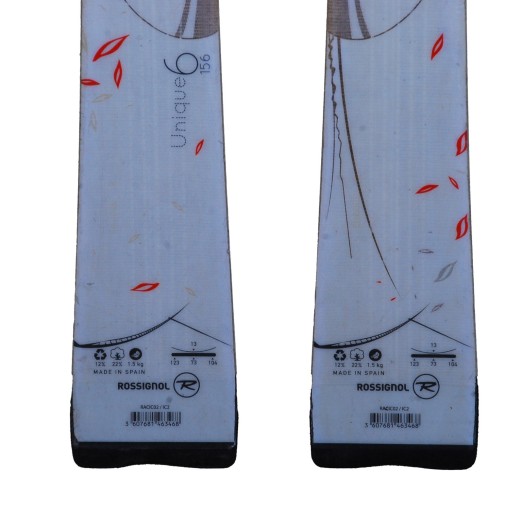 Ski occasion Rossignol Unique 6 + fixations - Qualité B