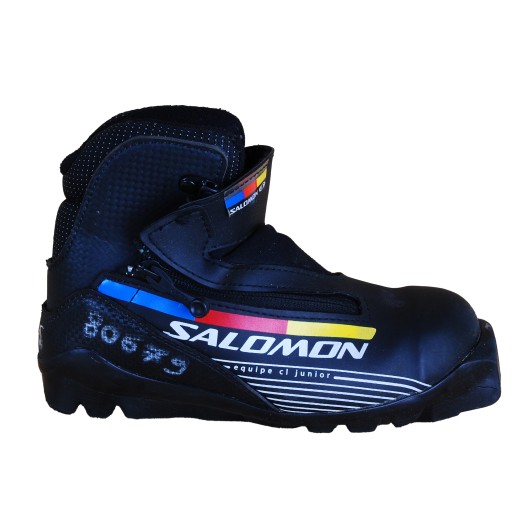 Scarponi da sci di fondo junior usati Salomon Equipe CL Junior SNS Profil