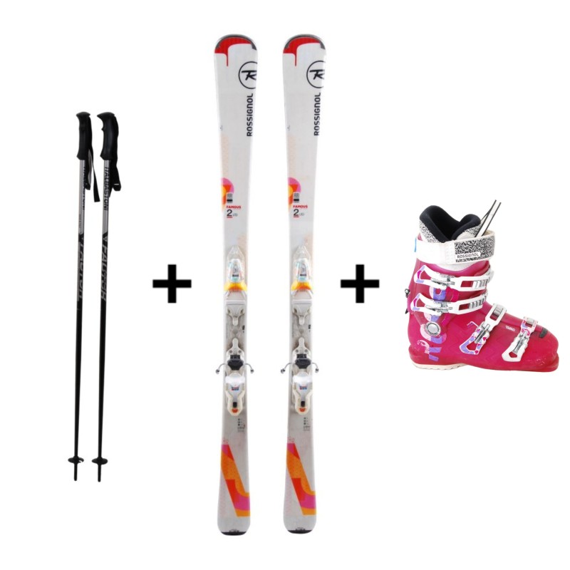 Rossignol Famous 2 LTD skis complete pack