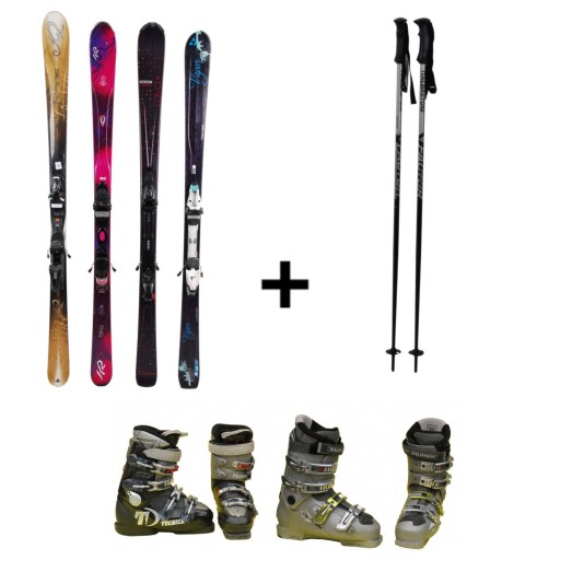 Complete Pack Used skis all...