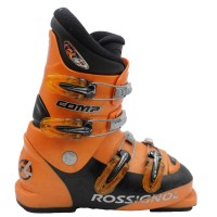 Bota de esquí junior usada Rossignol Comp J naranja - Calidad A