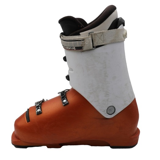 Junior usato scarpone da sci Rossignol Radical WC SI65/70 bianco/arancione - Qualità A