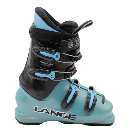 Chaussure de ski occasion junior Lange Team 8R_4 crochets + strap - Qualité A