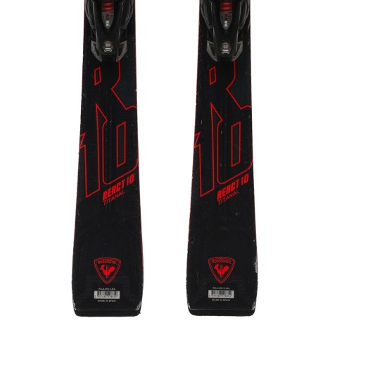 Ski occasion Rossignol React 10 Titanal + fixations - Qualité B