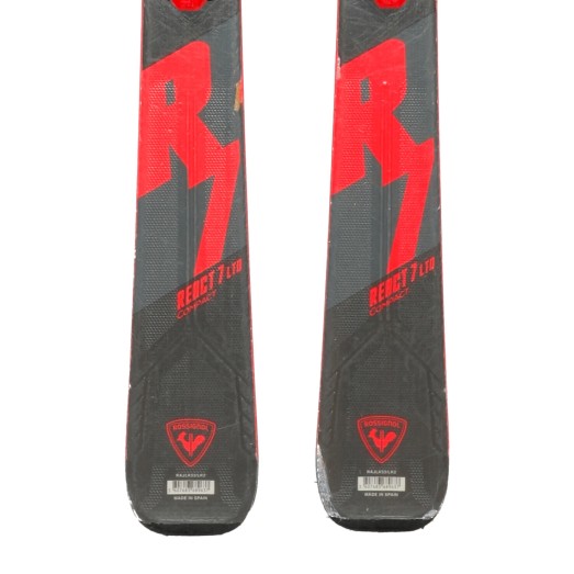 Ski occasion Rossignol React 7 Ltd Compact + fixations - Qualité B