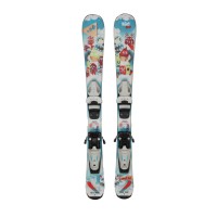Ski occasion junior Wedze Kid 300 + fixations - Qualité A