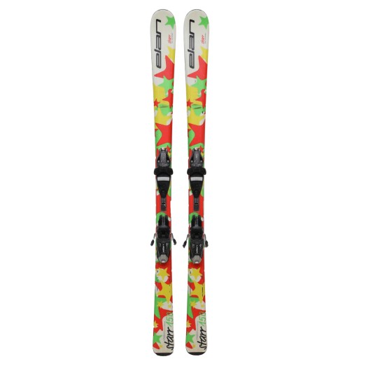 Ski occasion junior Elan Starr + Fixations - Qualité B