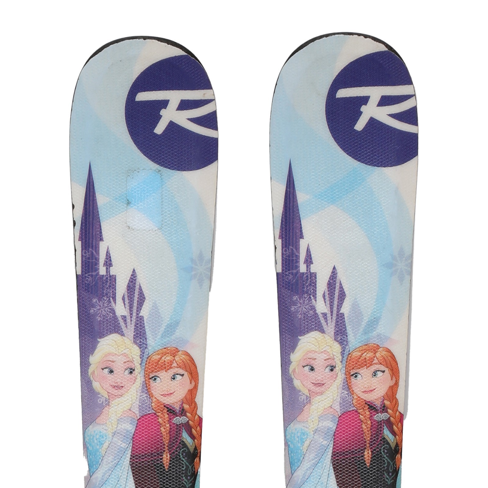 Skis Rossignol Frozen Junior Occasion Avec Fixations - Parfait Pour Les Enfants